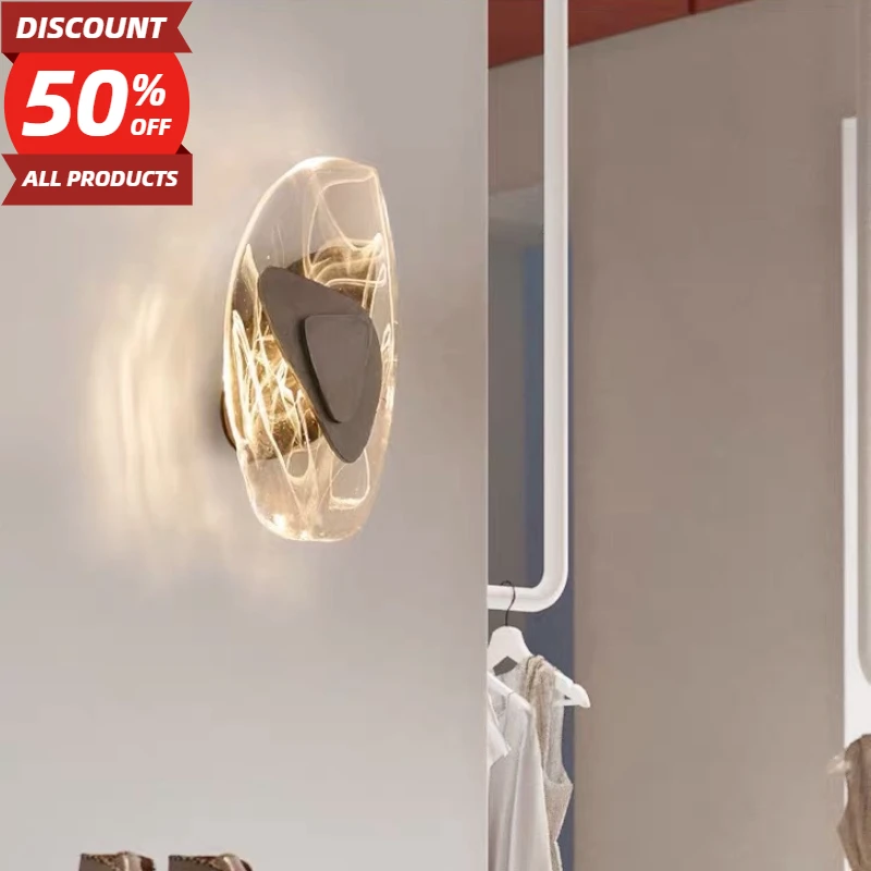 New Postmodern Creative Marble Glass Wall Lamp Nordic Model Room Living Room TV Background Wall Lamp Bedroom Lamp
New Postmodern Creative Marble Glass Wall Lamp Nordic Model Room Living Room TV Background Wall Lamp Bedroom Lamp