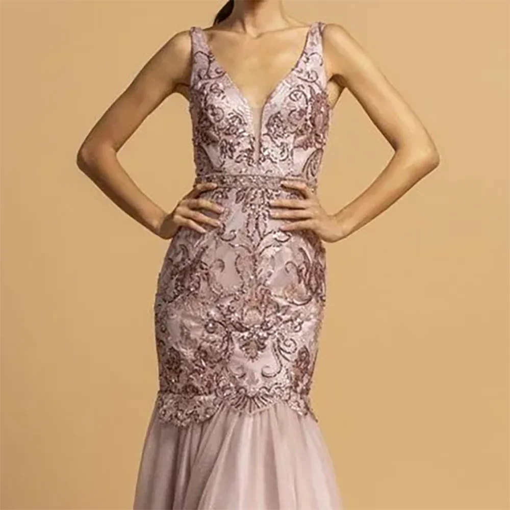 Elegant V-Neck Appliquins Sleevless Pleat Mermaid Bride Wedding Dresses Bridal Gowns Customized
Elegant V-Neck Appliquins Sleevless Pleat Mermaid Bride Wedding Dresses Bridal Gowns Customized
