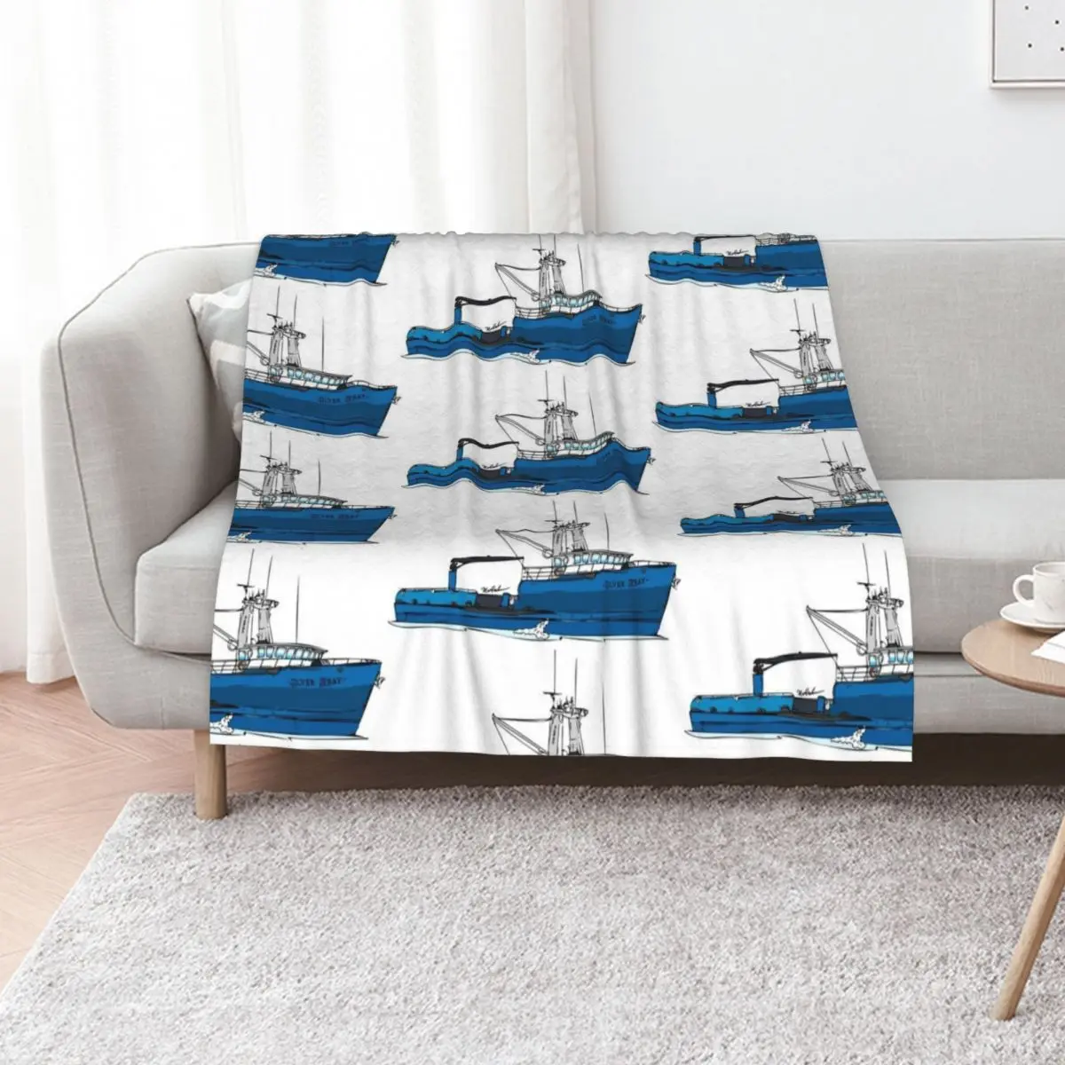The Silver Spray Alaska Fishing Boat Throw Blanket Soft Warm Blanket Gift for Grandparents
The Silver Spray Alaska Fishing Boat Throw Blanket Soft Warm Blanket Gift for Grandparents
