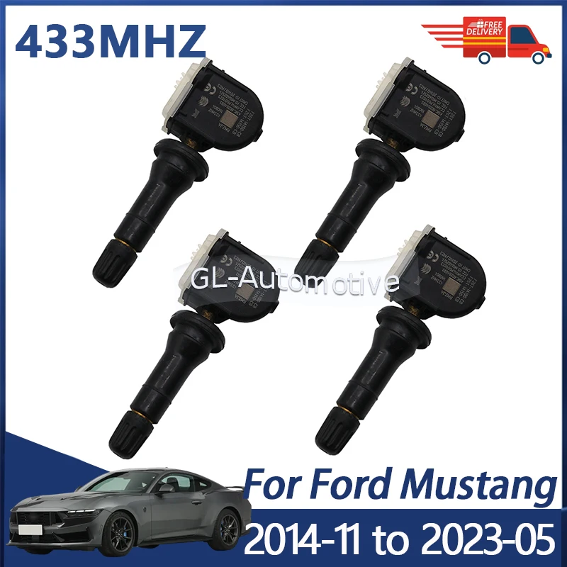 4 шт. 433 МГц датчик давления в шинах для Ford Mustang 2014-2023 датчик TPMS F2GT-1A180-CB F2GT-1A150-CB
4 шт. 433 МГц датчик давления в шинах для Ford Mustang 2014-2023 датчик TPMS F2GT-1A180-CB F2GT-1A150-CB