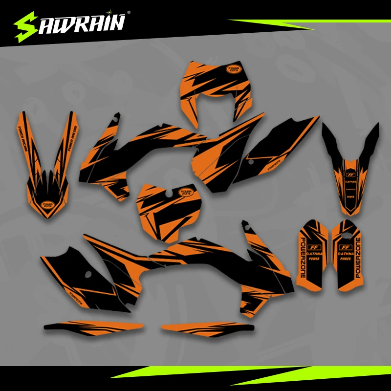 Sawrain Motorcycle Graphics Backgrounds Decal Stickers Kits for KTM EXC XCW SXF 13-15SXF 14-16EXC 001
Sawrain Motorcycle Graphics Backgrounds Decal Stickers Kits for KTM EXC XCW SXF 13-15SXF 14-16EXC 001