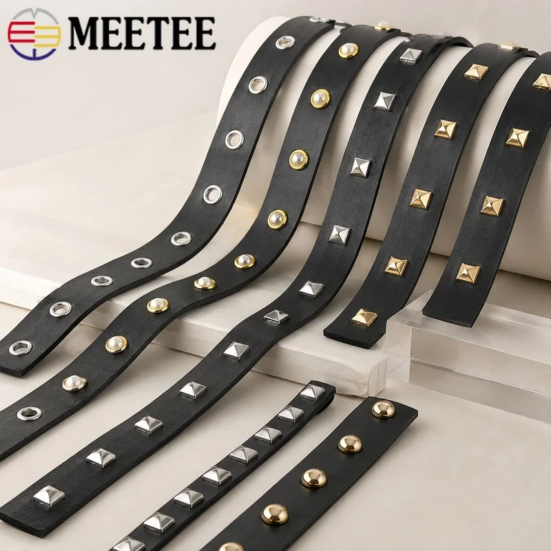 5-20M 10/15/20mm Rivet PU Leather Ribbon with Eyelets for Bag Strap Collar Garment Decor DIY Sewing Material Accessory Strap Kit
5-20M 10/15/20mm Rivet PU Leather Ribbon with Eyelets for Bag Strap Collar Garment Decor DIY Sewing Material Accessory Strap Kit