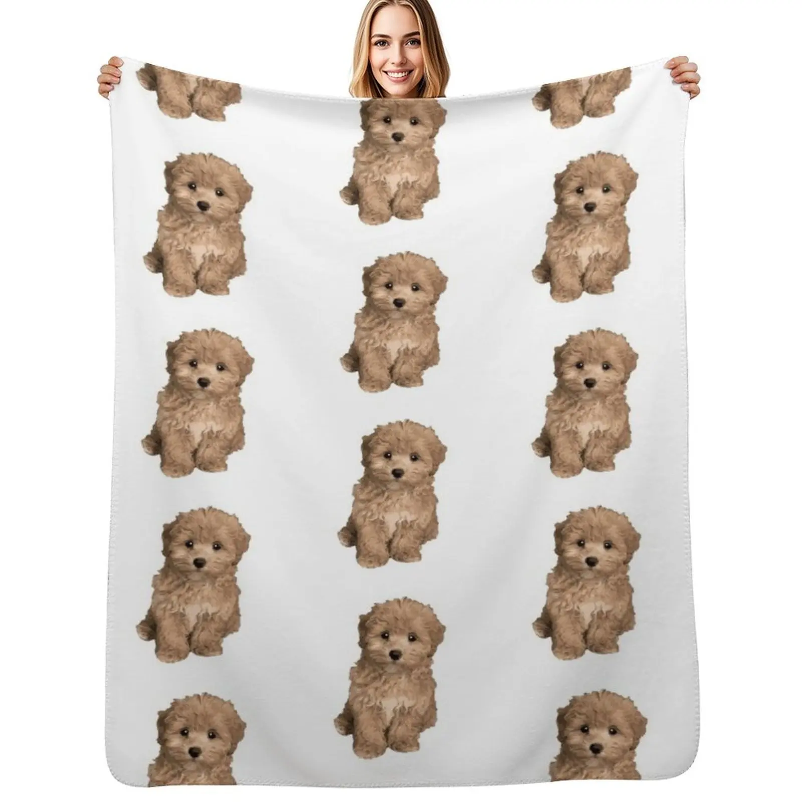 Cute Adorable Maltipoo Throw Blanket Anti Shedding Soft Fuzzy Blanket for Home
Cute Adorable Maltipoo Throw Blanket Anti Shedding Soft Fuzzy Blanket for Home