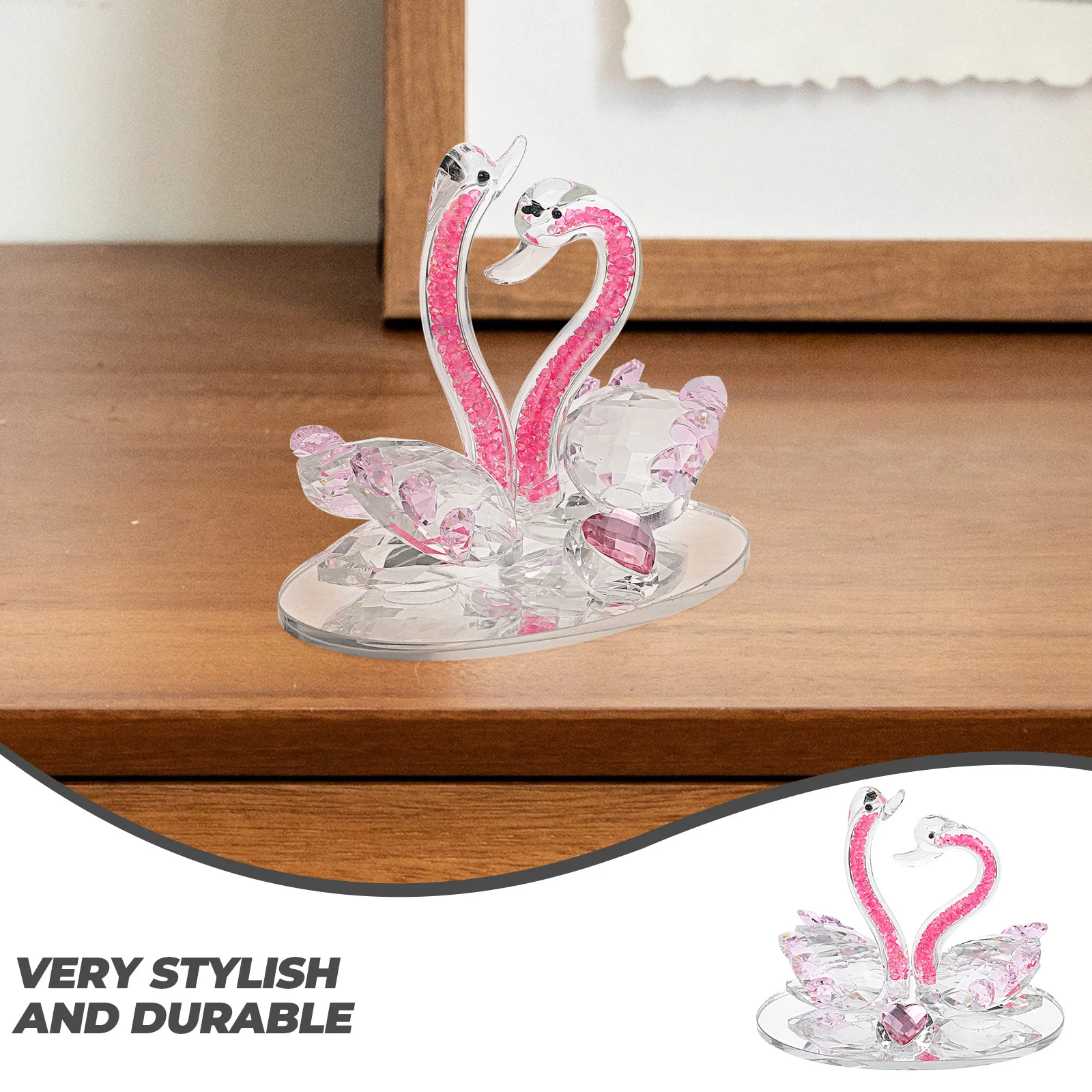 1Pcs Crystal Swan Decoration Synthetic Quartz Romantic Car Party Gift Lovely Balcony Desktop Ornament Artificial Crystal Swan
1Pcs Crystal Swan Decoration Synthetic Quartz Romantic Car Party Gift Lovely Balcony Desktop Ornament Artificial Crystal Swan