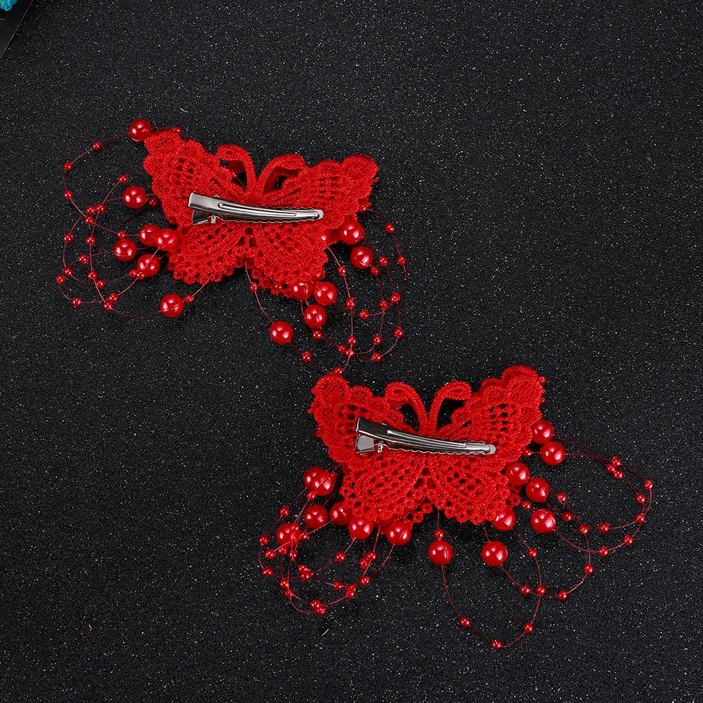 1Pair Elegant Red Wedding Headdress Bride Hair Ornament Chic Design Hair Clip Fashion Accessories Wedding Headdress
1Pair Elegant Red Wedding Headdress Bride Hair Ornament Chic Design Hair Clip Fashion Accessories Wedding Headdress