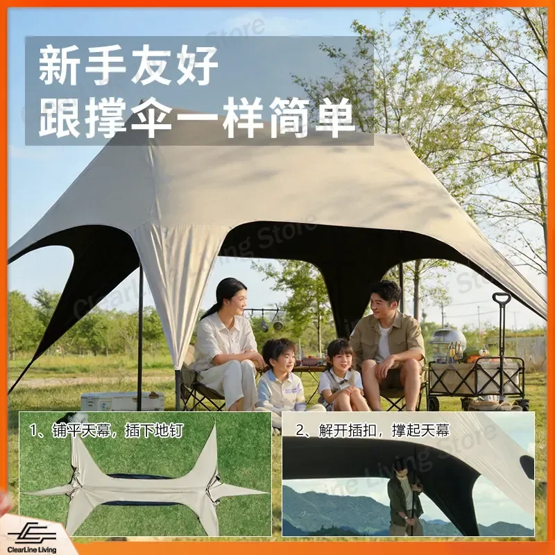 New Speed Canopy Tent Portable Outdoor Camping Blackout Vinyl Sunshade Rainproof Beach Awning for RV Car Truck Van Tailgate
New Speed Canopy Tent Portable Outdoor Camping Blackout Vinyl Sunshade Rainproof Beach Awning for RV Car Truck Van Tailgate