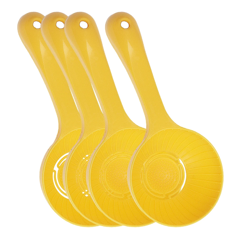 4pcs Commercial Spoon Non-Stick Heat Resistant Multi-Function Rice Scooper Paddle For Serving Cooked Rice Portion Control