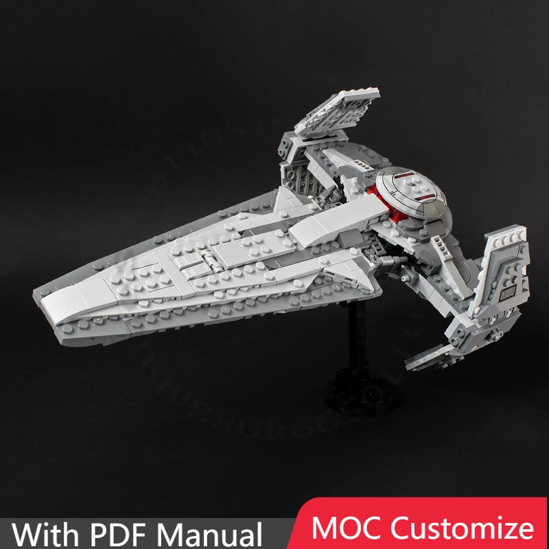 640 PCS Star Battle Dark Side Cosmic Infiltrator MOC Customize Modular Building Block Educational Simple DIY Toy Birthday Gift
640 PCS Star Battle Dark Side Cosmic Infiltrator MOC Customize Modular Building Block Educational Simple DIY Toy Birthday Gift