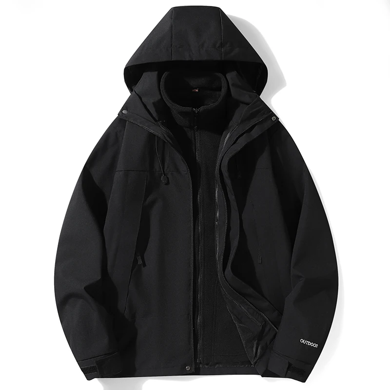 Winter Lightweight Raincoat Coat Tops 3-in-1 Casual Jacket Couple Autumn Men Women Outdoor Waterproof Windproof Hoodie Outerwear
Winter Lightweight Raincoat Coat Tops 3-in-1 Casual Jacket Couple Autumn Men Women Outdoor Waterproof Windproof Hoodie Outerwear