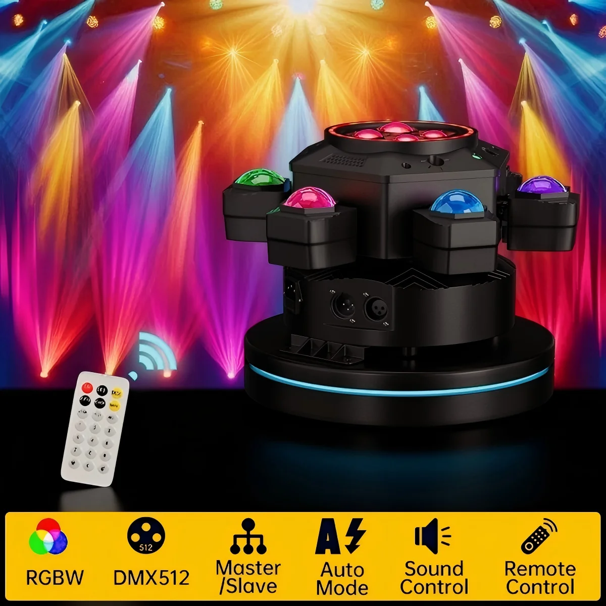 10 LED RGBW Moving Head Strobe Light Laser Stage Lighting Beam DMX Disco DJ
10 LED RGBW Moving Head Strobe Light Laser Stage Lighting Beam DMX Disco DJ