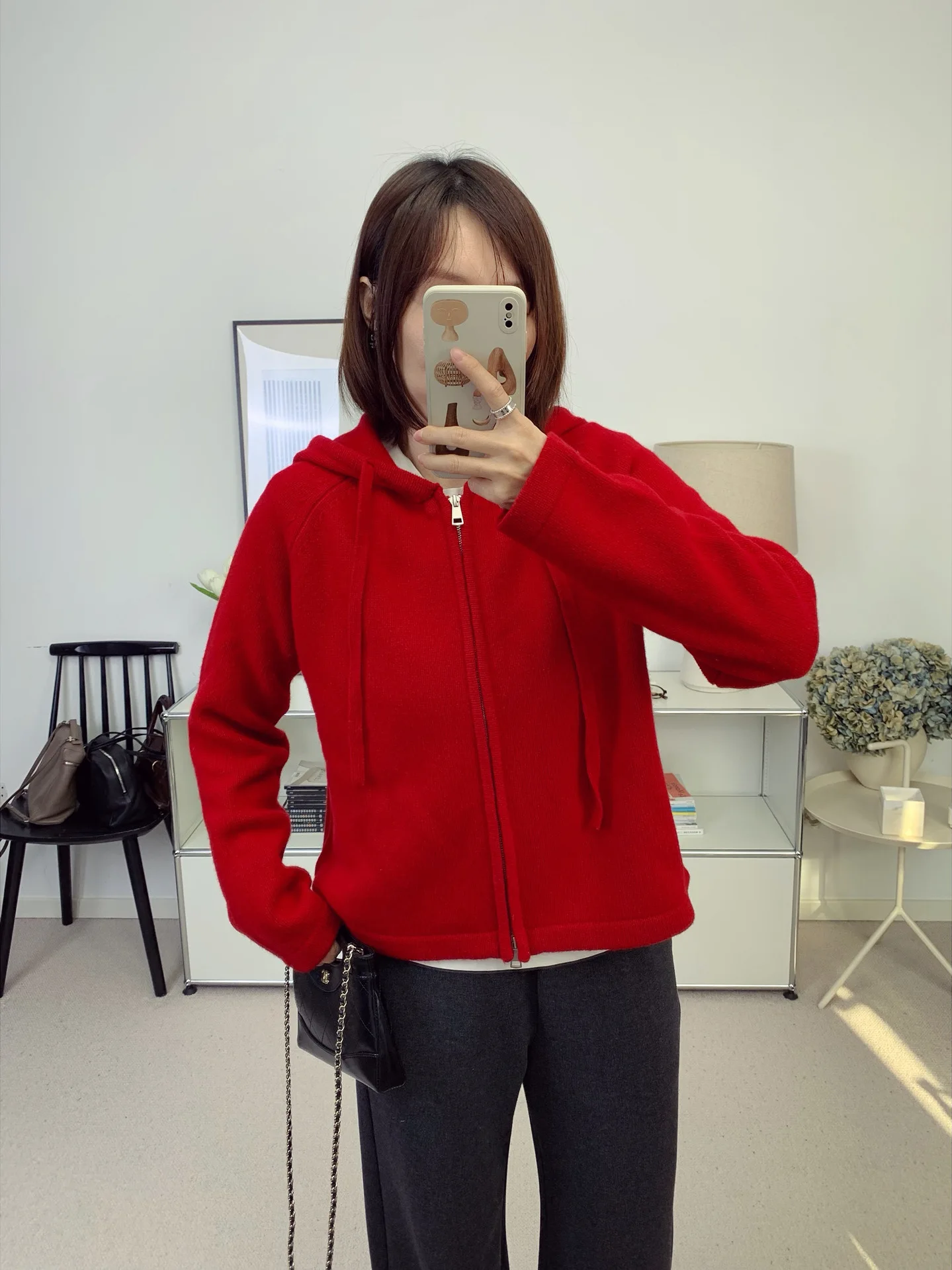 Red Series Woolen Knitted Cardigan with Double Zipper And Hood by Little Red Cap Soft Warm Casual Sle Ciwalk Suitable
Red Series Woolen Knitted Cardigan with Double Zipper And Hood by Little Red Cap Soft Warm Casual Sle Ciwalk Suitable