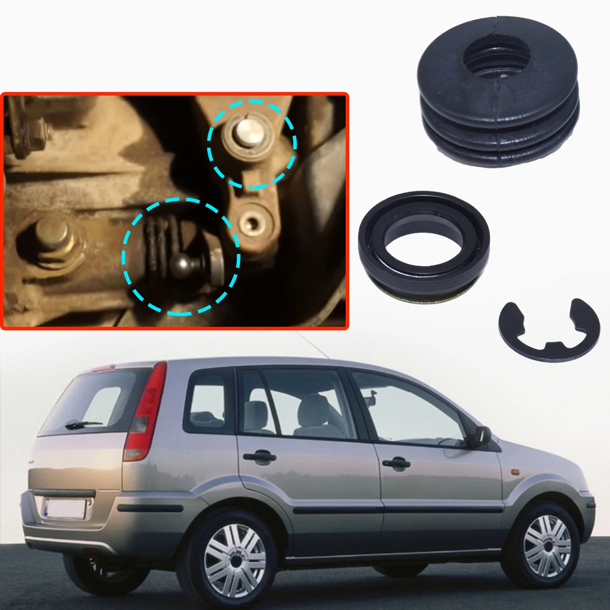 5 Speed Manual Trans Gearbox Selector Oil Seal for Ford Fusion 2002-2012 Gear Lever Gasket Ring Linkage Switch Rod Replacement
5 Speed Manual Trans Gearbox Selector Oil Seal for Ford Fusion 2002-2012 Gear Lever Gasket Ring Linkage Switch Rod Replacement