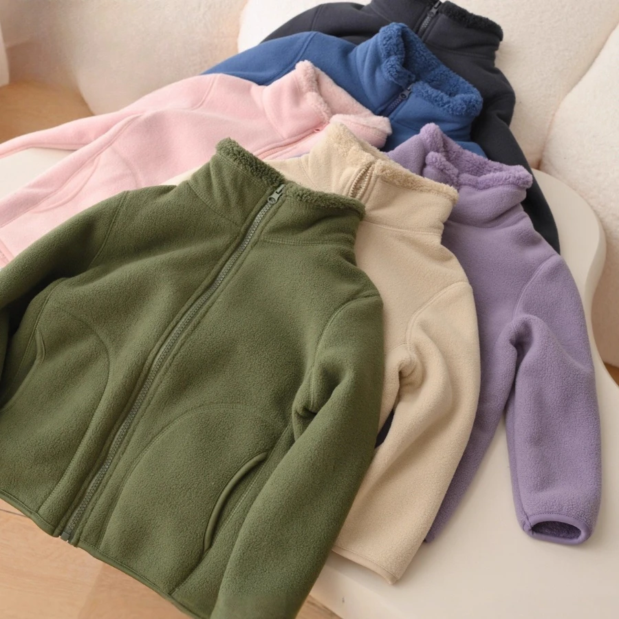 Kids Polar Fleece Jacket Plush Warm Winter Outdoor Coat Cozy Soft Casual Versatile School Teens Boys Girls Thermal Outerwear 8 Y
Kids Polar Fleece Jacket Plush Warm Winter Outdoor Coat Cozy Soft Casual Versatile School Teens Boys Girls Thermal Outerwear 8 Y