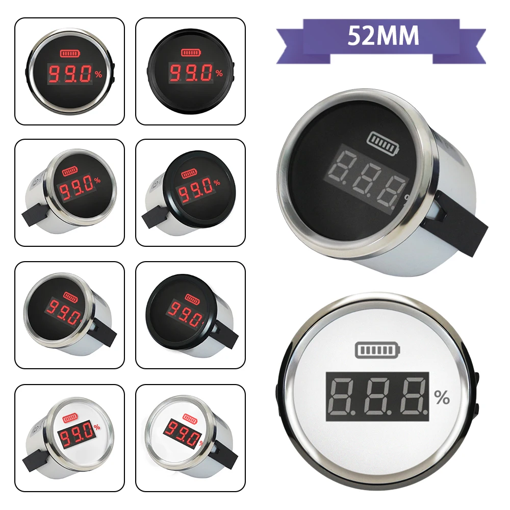 Rhaxel Car 52 мм Универсальный 0 ~ 100% цифровой индикатор уровня заряда батареи Измеритель емкости батареи Светодиодный дисплей с красной подсветкой
Rhaxel Car 52 мм Универсальный 0 ~ 100% цифровой индикатор уровня заряда батареи Измеритель емкости батареи Светодиодный дисплей с красной подсветкой