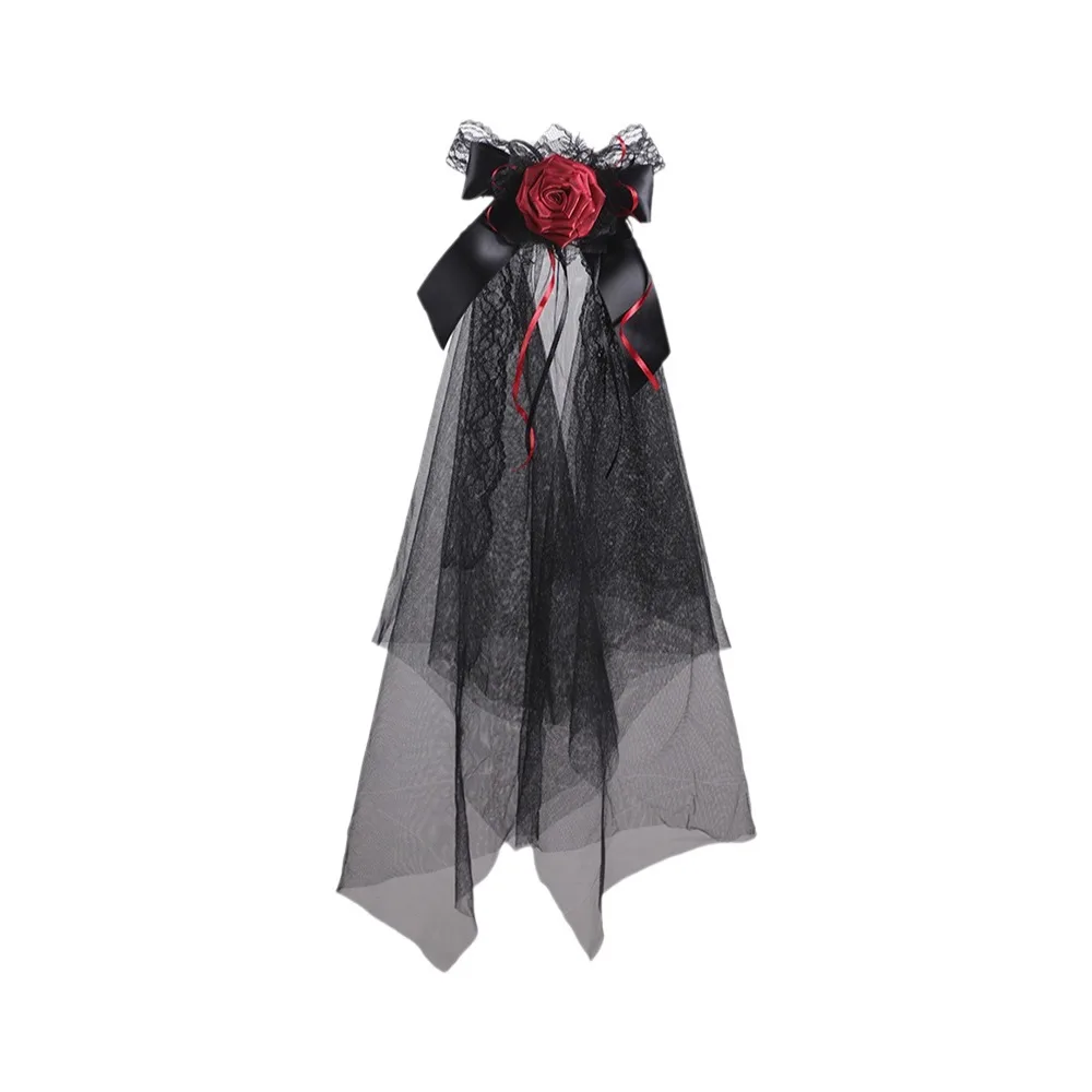 Portable Breathable Halloween Hairpin Fashion Elegant Gothic Head Veil Comfortable Black Headbands Cosplay
Portable Breathable Halloween Hairpin Fashion Elegant Gothic Head Veil Comfortable Black Headbands Cosplay