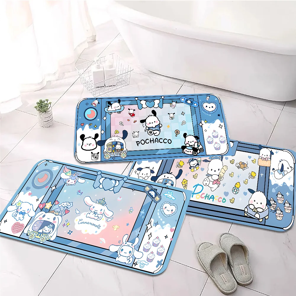 S-Sario P-Pochacco Floor Mat Graphic Printed Flannel Doormats for Bathroom Kitchen Entrance Carpet Home Decor
S-Sario P-Pochacco Floor Mat Graphic Printed Flannel Doormats for Bathroom Kitchen Entrance Carpet Home Decor