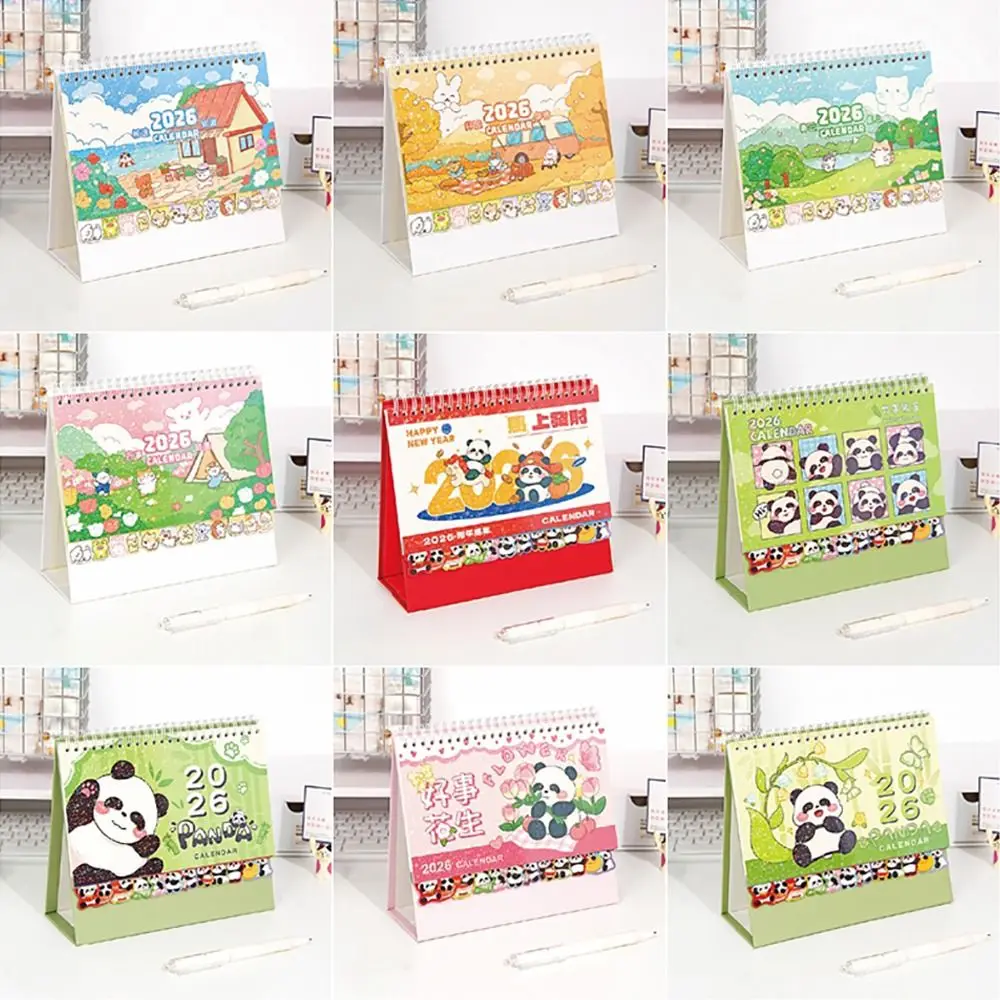 Memo Notes 2026 Desk Calendar Coil Binding Cartoon Tabletop Schedule One Month to View Monthly & Daily Planner School
Memo Notes 2026 Desk Calendar Coil Binding Cartoon Tabletop Schedule One Month to View Monthly & Daily Planner School