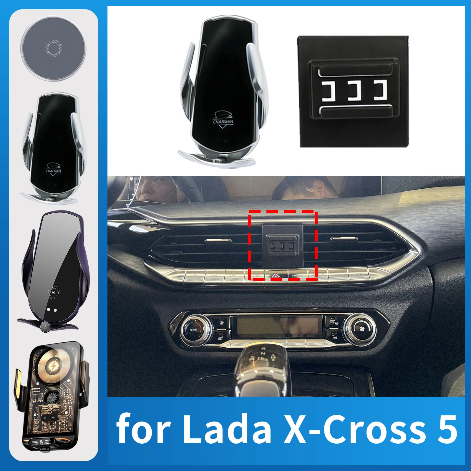 Car Phone Holder for Lada X-Cross 5 Charging GPS Bracket Navigation Stand Auto Accessories
Car Phone Holder for Lada X-Cross 5 Charging GPS Bracket Navigation Stand Auto Accessories