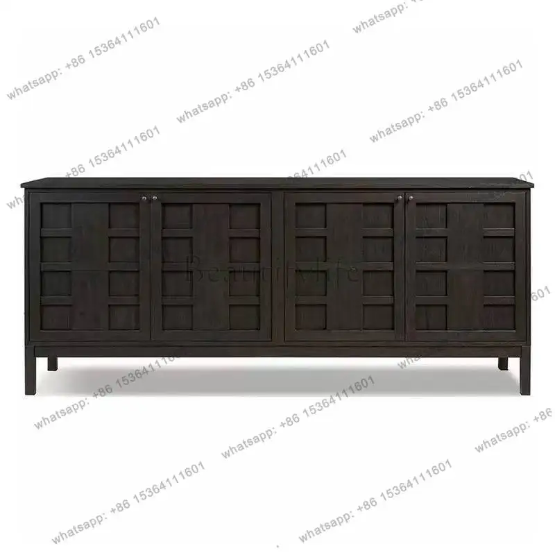 American vintage solid wood sideboard French vintage style living room storage sideboard
American vintage solid wood sideboard French vintage style living room storage sideboard