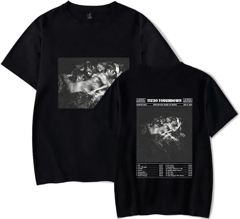 Teezo Touchdown Merch How Do You Sleep at Night Album T-Shirts Unisex Trend Casual Short Sleeve Top
Teezo Touchdown Merch How Do You Sleep at Night Album T-Shirts Unisex Trend Casual Short Sleeve Top