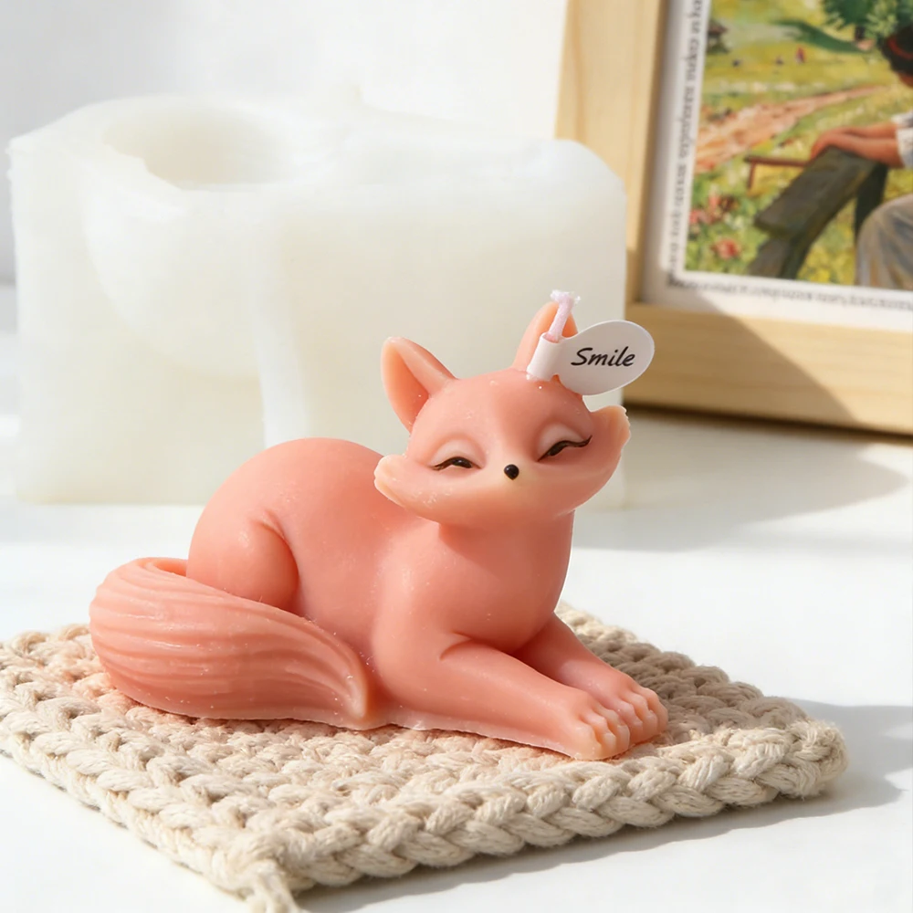 3D Fox Silicone Candle Mold Cute Animal Fox Shaped Soap Plaster Mold DIY for Home Decoration Animal Lover Gifts DIY Craft Making
3D Fox Silicone Candle Mold Cute Animal Fox Shaped Soap Plaster Mold DIY for Home Decoration Animal Lover Gifts DIY Craft Making