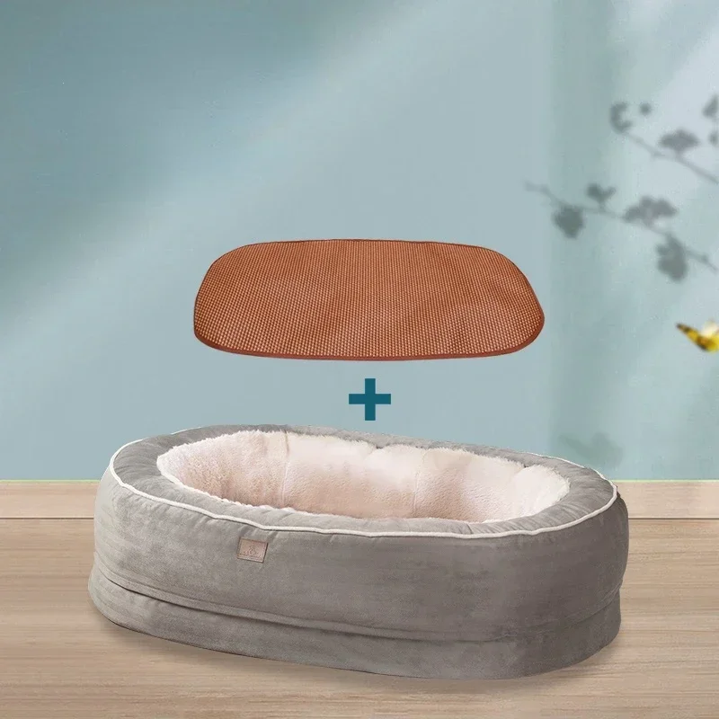 Four Seasons Universal Removable and Washable Fleece-Lined Thickened Large Dog Bite-Resistant Teddy Cat Nest Dog Bed on sale
Four Seasons Universal Removable and Washable Fleece-Lined Thickened Large Dog Bite-Resistant Teddy Cat Nest Dog Bed on sale