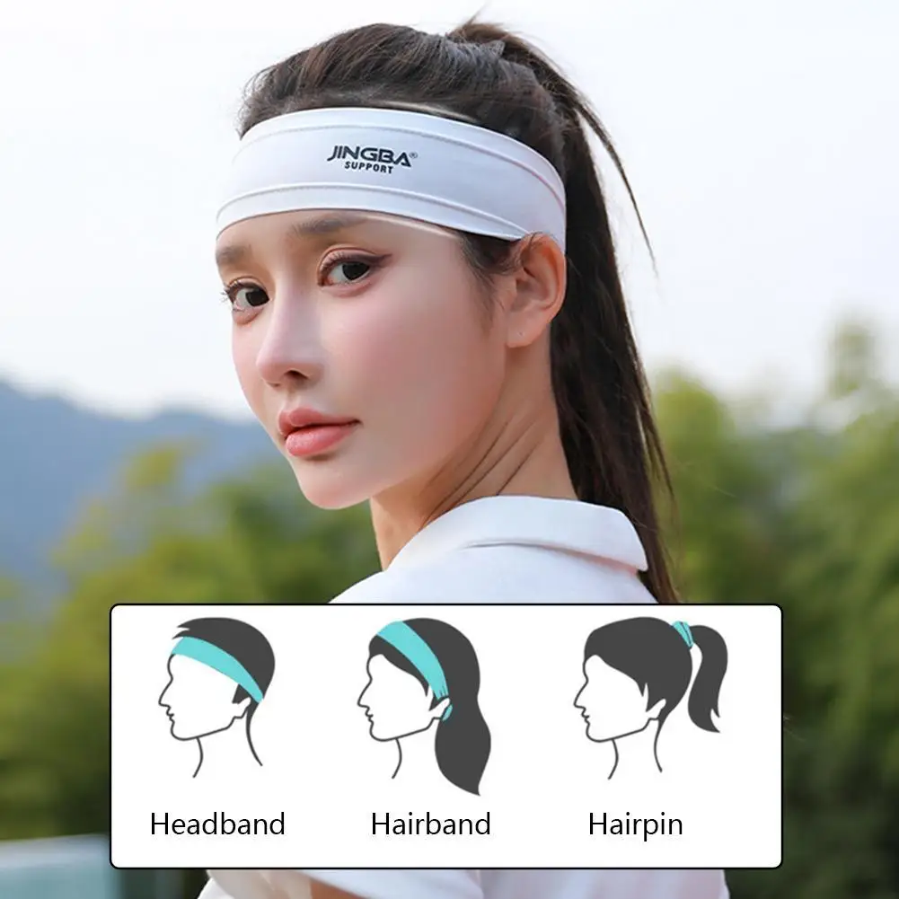 Tennis Sweat Absorbing Headband Outdoor Running Mountaineering Tennis Sports Ice Silk Headband Women's Yoga Fitness
Tennis Sweat Absorbing Headband Outdoor Running Mountaineering Tennis Sports Ice Silk Headband Women's Yoga Fitness
