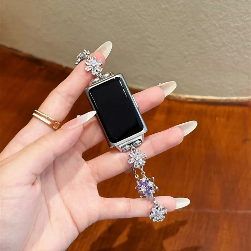 Snowflake Sparkling Diamond for Huawei GT5/GT5 Pro/GT4/GT2/3/4 with 22mm/20mm/18mm fashion bands
Snowflake Sparkling Diamond for Huawei GT5/GT5 Pro/GT4/GT2/3/4 with 22mm/20mm/18mm fashion bands
