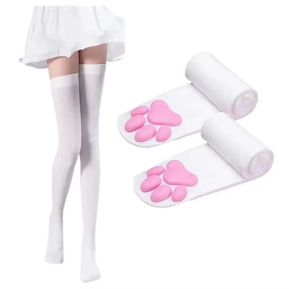 New Gothic Lolita 3D Cat Claws Stockings Tall Sexy Women's Stockings Over The Knee Cute Long Socks for Girls and Ladies
New Gothic Lolita 3D Cat Claws Stockings Tall Sexy Women's Stockings Over The Knee Cute Long Socks for Girls and Ladies