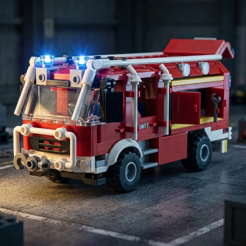 Urban Rescue Vehicles Model MOC Building Bricks City Rescue Fire Truck Modular Technology Assemble Toys Children Holiday Gifts
Urban Rescue Vehicles Model MOC Building Bricks City Rescue Fire Truck Modular Technology Assemble Toys Children Holiday Gifts