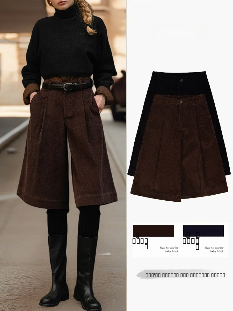 Брюки женские вельветовые с высокой талией, широкие, осенне-зимние, новые, повседневные, свободного кроя, утягивающие, винтажные
Брюки женские вельветовые с высокой талией, широкие, осенне-зимние, новые, повседневные, свободного кроя, утягивающие, винтажные