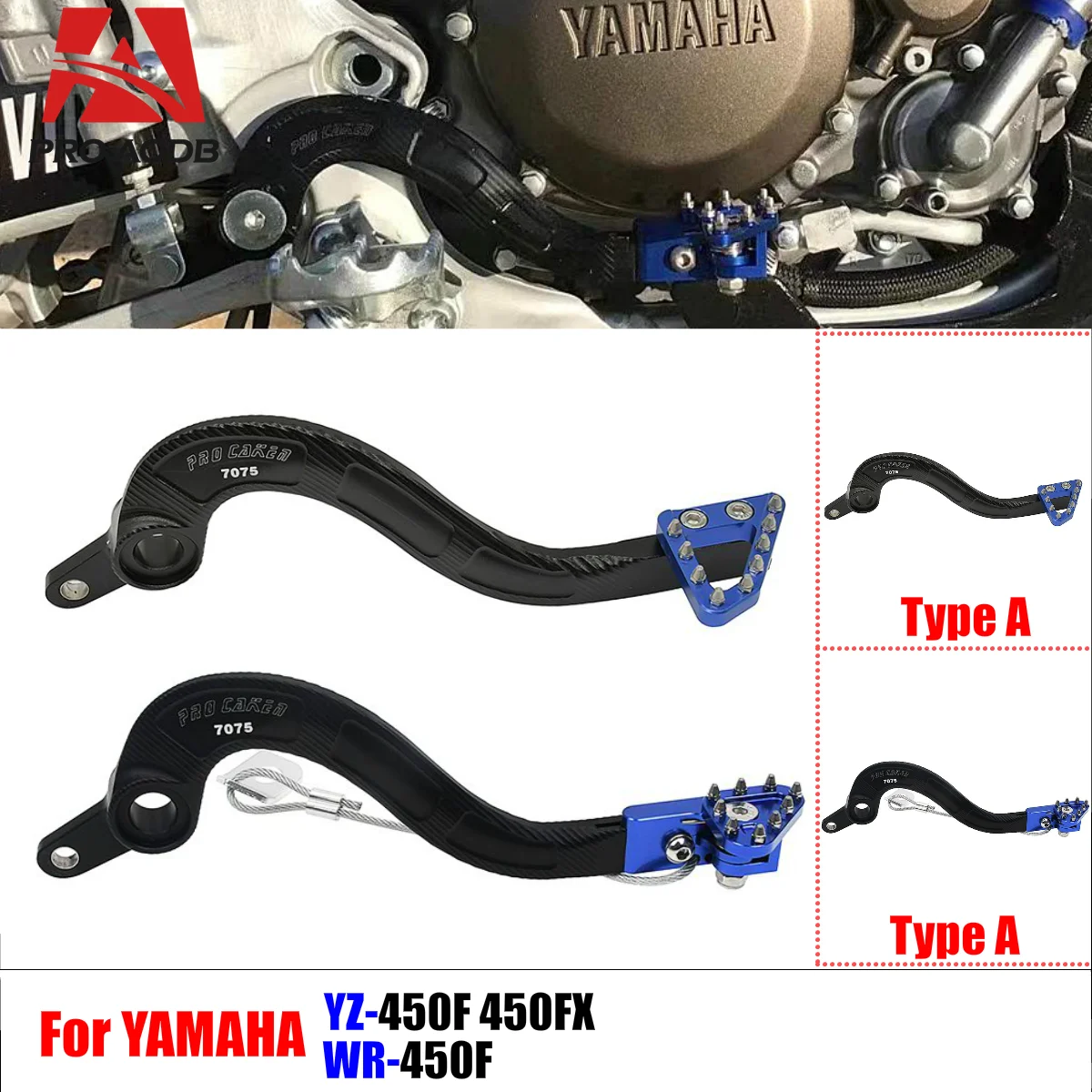 Motorcycle Premium CNC Aluminum Rear Brake Pedal Lever For Yamaha YZ450F 2010-2020 YZ450FX 2016-2019 WR450F 2012-2019 etc
Motorcycle Premium CNC Aluminum Rear Brake Pedal Lever For Yamaha YZ450F 2010-2020 YZ450FX 2016-2019 WR450F 2012-2019 etc