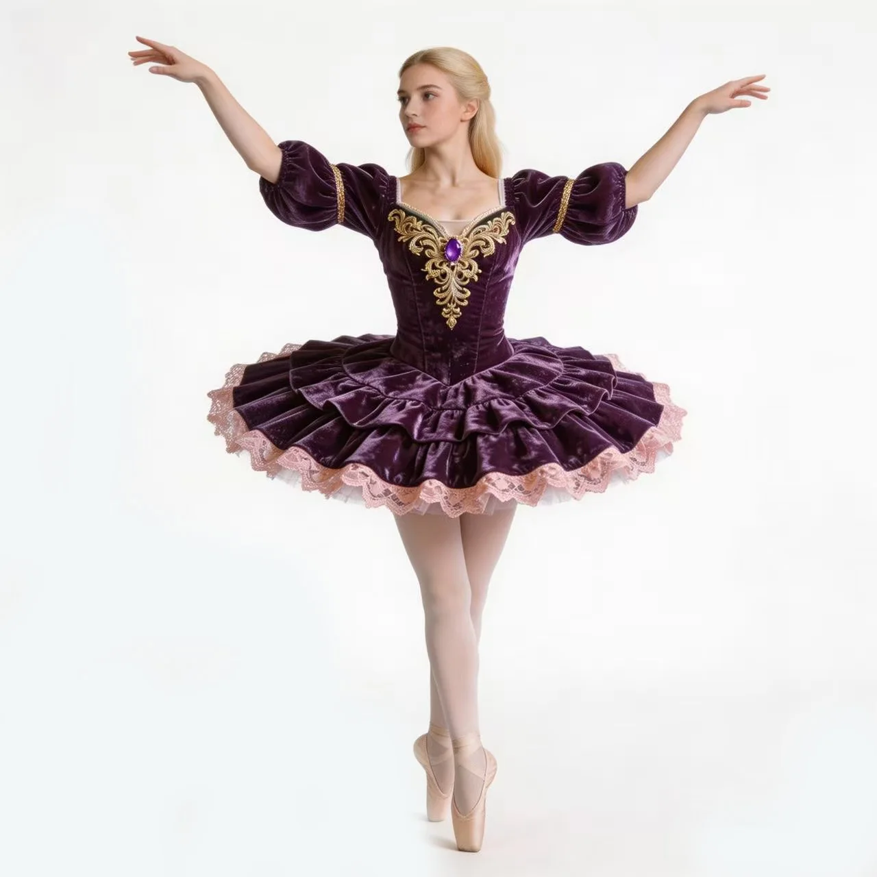 Professional custom-made high-end ballet costume red green blue purple tutu skirt children's ballet skirt Korean velvet fabric
Professional custom-made high-end ballet costume red green blue purple tutu skirt children's ballet skirt Korean velvet fabric