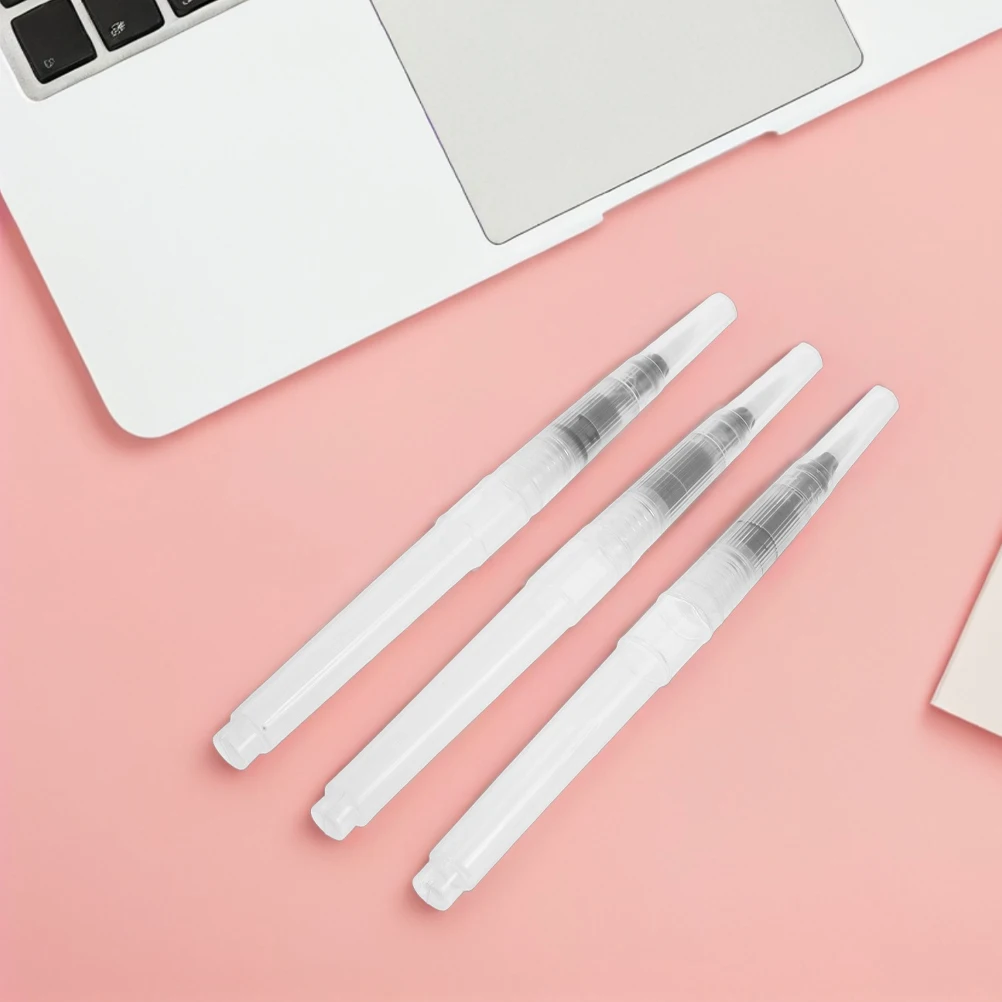 3 Pcs Watering Painting Brush Empty Watercolor Pen Calligraphy Pens Refillable Brushes for Travel
3 Pcs Watering Painting Brush Empty Watercolor Pen Calligraphy Pens Refillable Brushes for Travel