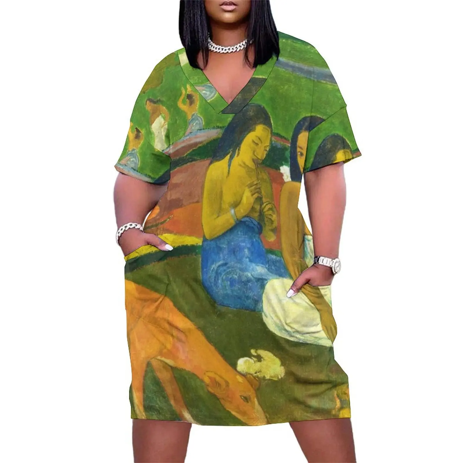 Paul Gauguin Arearea (Joyeusetés) Loose Pocket Dress sexy dress for women women's evening dresses
Paul Gauguin Arearea (Joyeusetés) Loose Pocket Dress sexy dress for women women's evening dresses