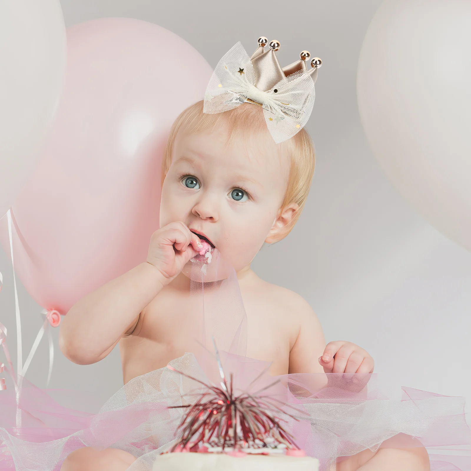 Crown Hair Clip Girls Crown Accessory for Birthday Party Photography Lovely Mesh Bow Decoration Baby Hair Accessories
Crown Hair Clip Girls Crown Accessory for Birthday Party Photography Lovely Mesh Bow Decoration Baby Hair Accessories