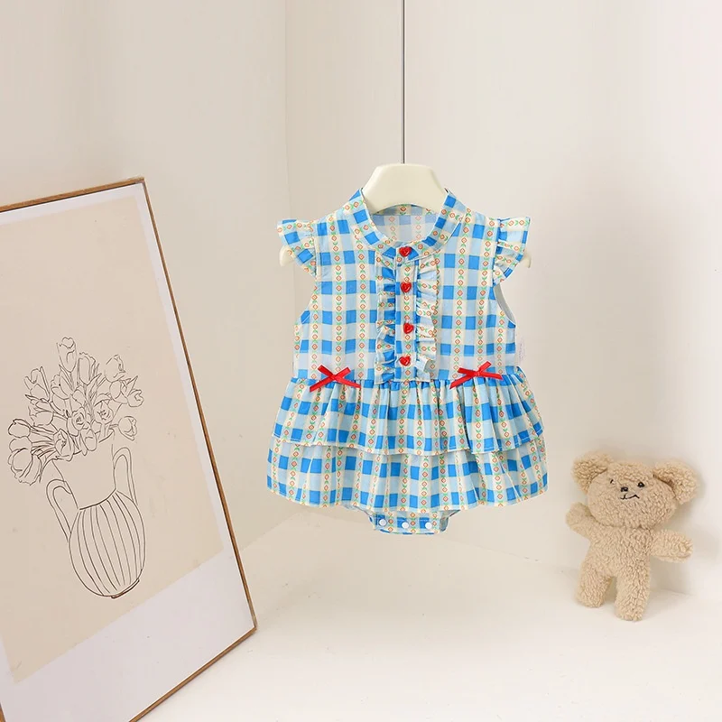 2026 Summer 3M-2Y Newborn bodysuit Sweet Plaid One Pieces Cute Rompers Thin Baby Clothes Mori Girl style Toddler Jumpsuit
2026 Summer 3M-2Y Newborn bodysuit Sweet Plaid One Pieces Cute Rompers Thin Baby Clothes Mori Girl style Toddler Jumpsuit