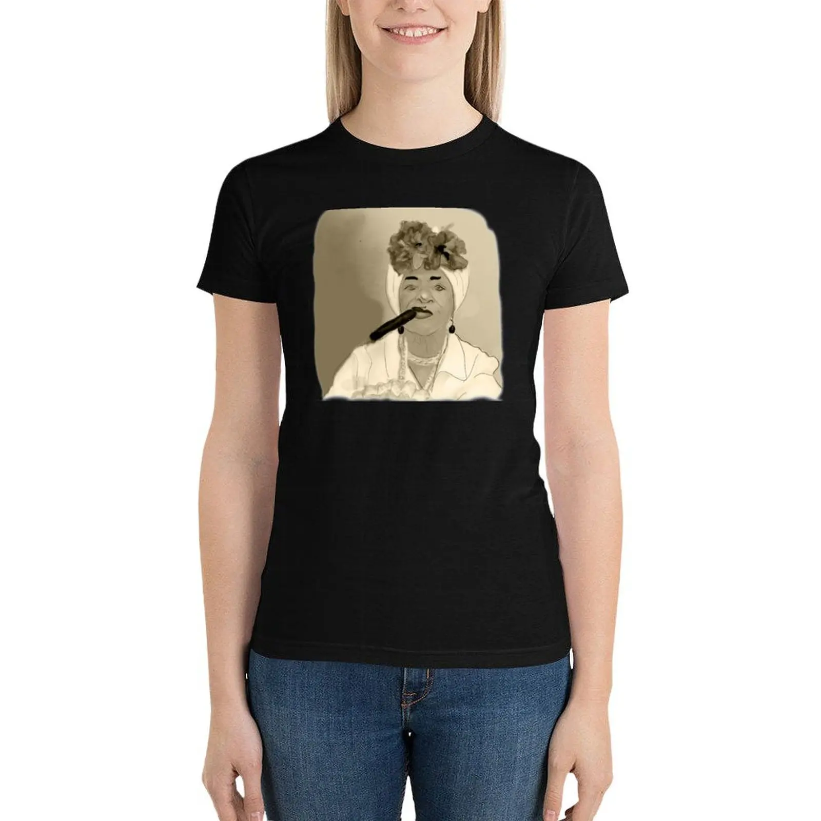 Cuban Lady chilling T-Shirt animal print shirt for girls tees shirts graphic tees lady clothes Women's cotton t-shirt
Cuban Lady chilling T-Shirt animal print shirt for girls tees shirts graphic tees lady clothes Women's cotton t-shirt