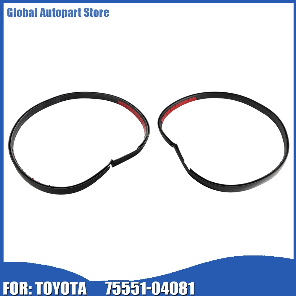 2PCS Car Roof Rubber Drip Side Finish Moulding Seal Strips Trim For Toyota Tacoma Double CAB 2016-2023 75551-04081 75552-04080
2PCS Car Roof Rubber Drip Side Finish Moulding Seal Strips Trim For Toyota Tacoma Double CAB 2016-2023 75551-04081 75552-04080