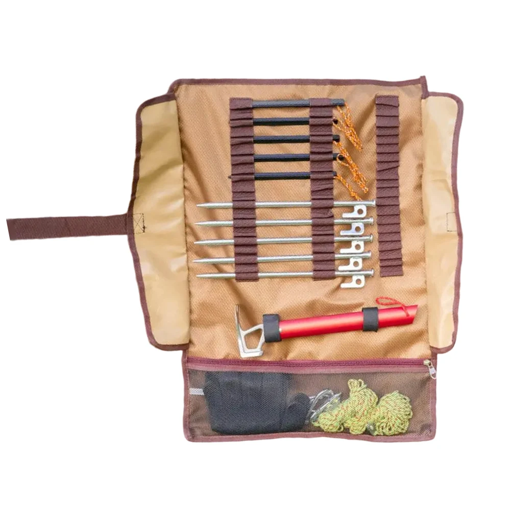Camping Gear Camping Accessories 20 Slots For Stakes Comprehensive Camping Kit Double-Layer Construction Camping Trips
Camping Gear Camping Accessories 20 Slots For Stakes Comprehensive Camping Kit Double-Layer Construction Camping Trips