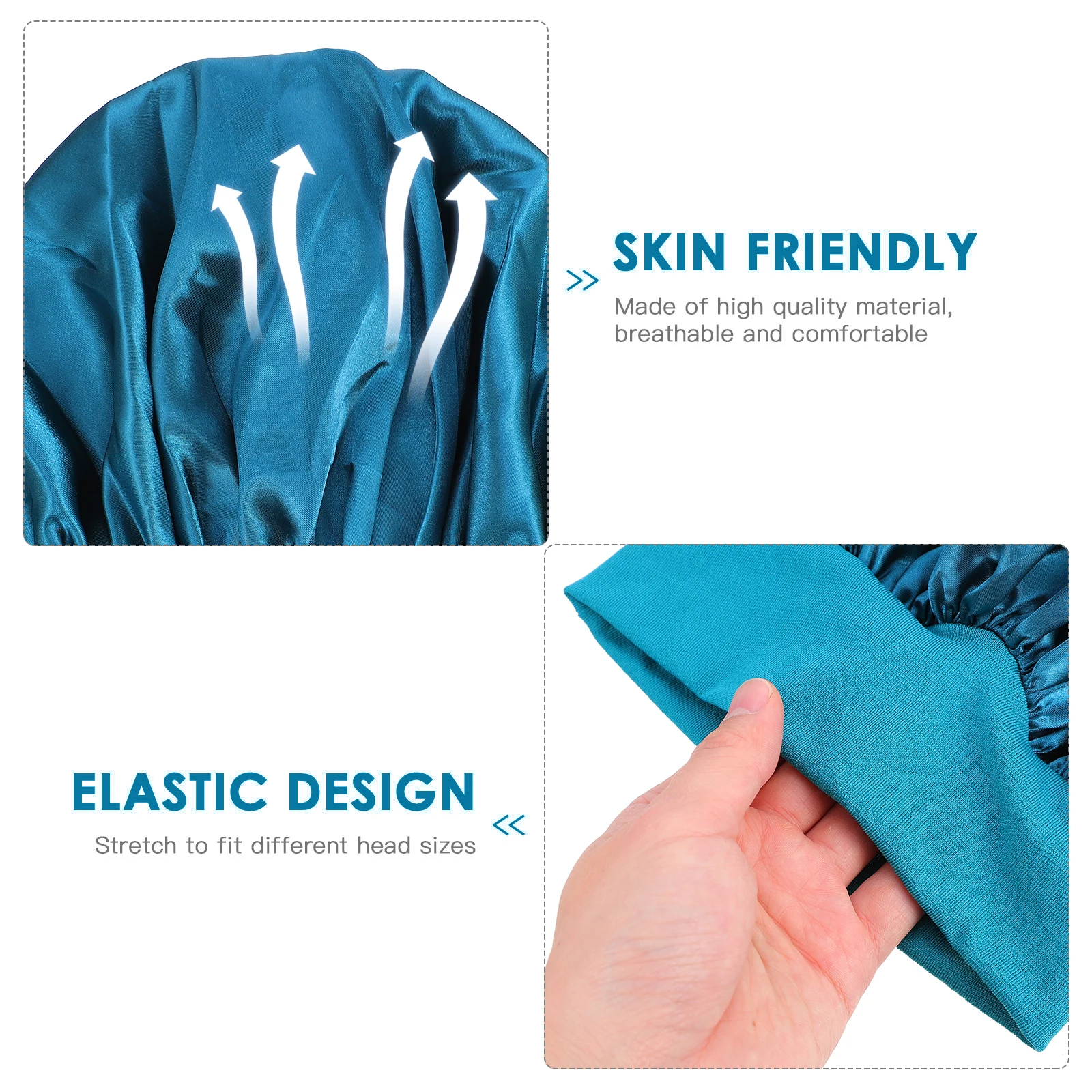 2pcs Elastic Wide Band Bonnet Sleeping Cap For Hair Care Women Friction Reducing Moisture Sealing Shine Protecting
2pcs Elastic Wide Band Bonnet Sleeping Cap For Hair Care Women Friction Reducing Moisture Sealing Shine Protecting