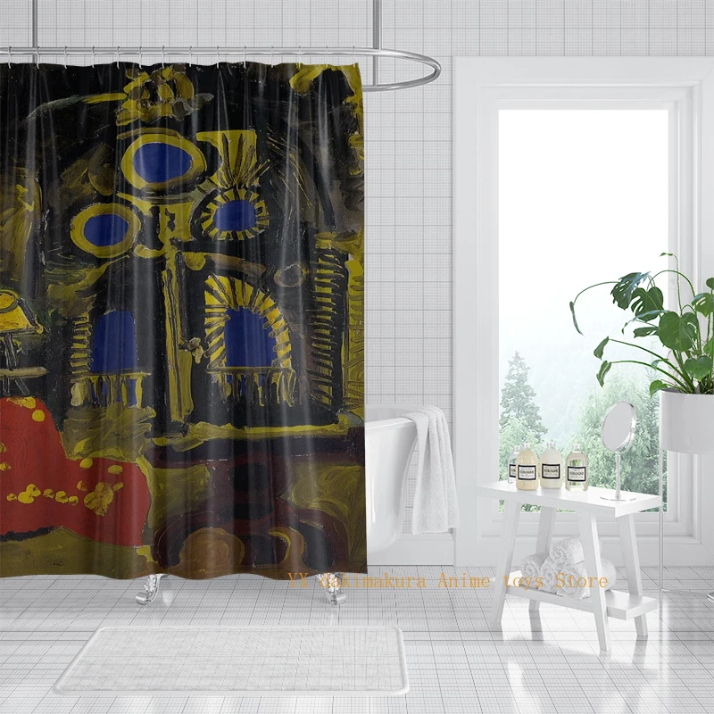 Fashion anime character pattern shower curtain, moisture-proof technology, no need for punching, including hooks
Fashion anime character pattern shower curtain, moisture-proof technology, no need for punching, including hooks