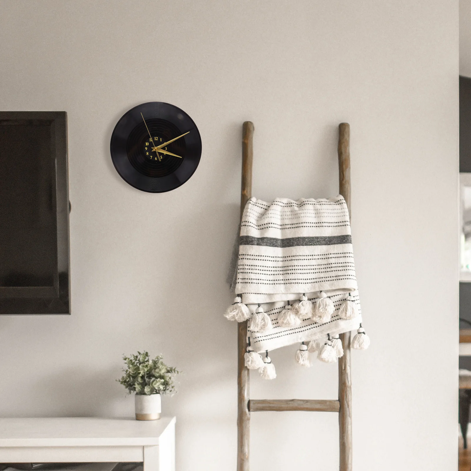 Decorative Vinyl Record Wall Clock Modern Operated Music Clock with Minimalist Design for Living Room Bedroom
Decorative Vinyl Record Wall Clock Modern Operated Music Clock with Minimalist Design for Living Room Bedroom