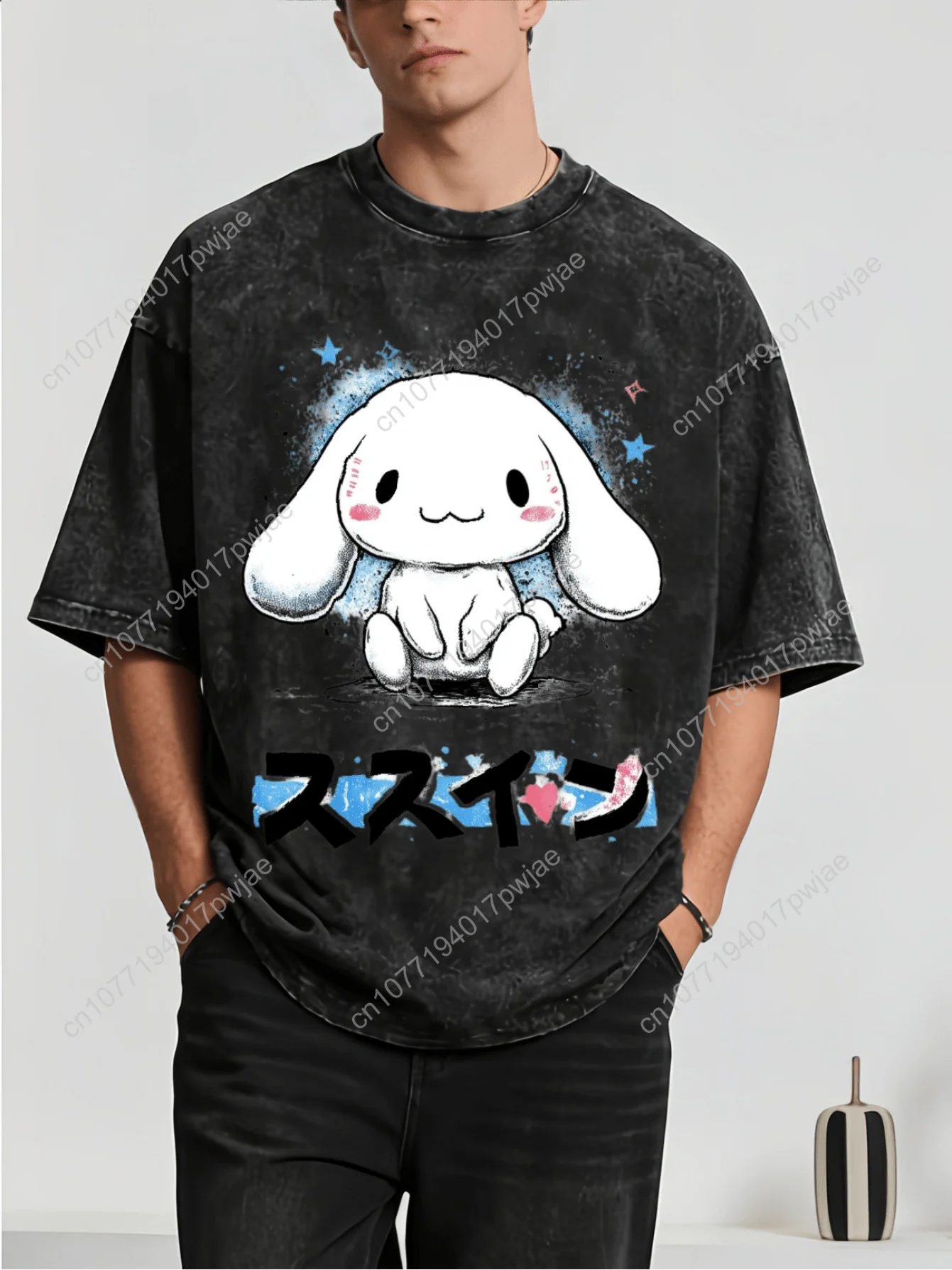 Sanrio Themed Short-Sleeve Character T-Shirt, Fashionable Vintage Washed Casual Short-Sleeve Cosplay T-Shirt
Sanrio Themed Short-Sleeve Character T-Shirt, Fashionable Vintage Washed Casual Short-Sleeve Cosplay T-Shirt