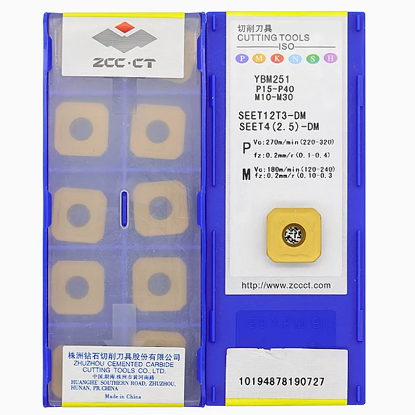 SEET12T3-DM YBM251/SEET12T3-DM YBM351/SEET12T3-DM YBM253 ZCC.CT SEET12T3-DM CNC blade carbide inserts milling inserts 10pcs/box
SEET12T3-DM YBM251/SEET12T3-DM YBM351/SEET12T3-DM YBM253 ZCC.CT SEET12T3-DM CNC blade carbide inserts milling inserts 10pcs/box