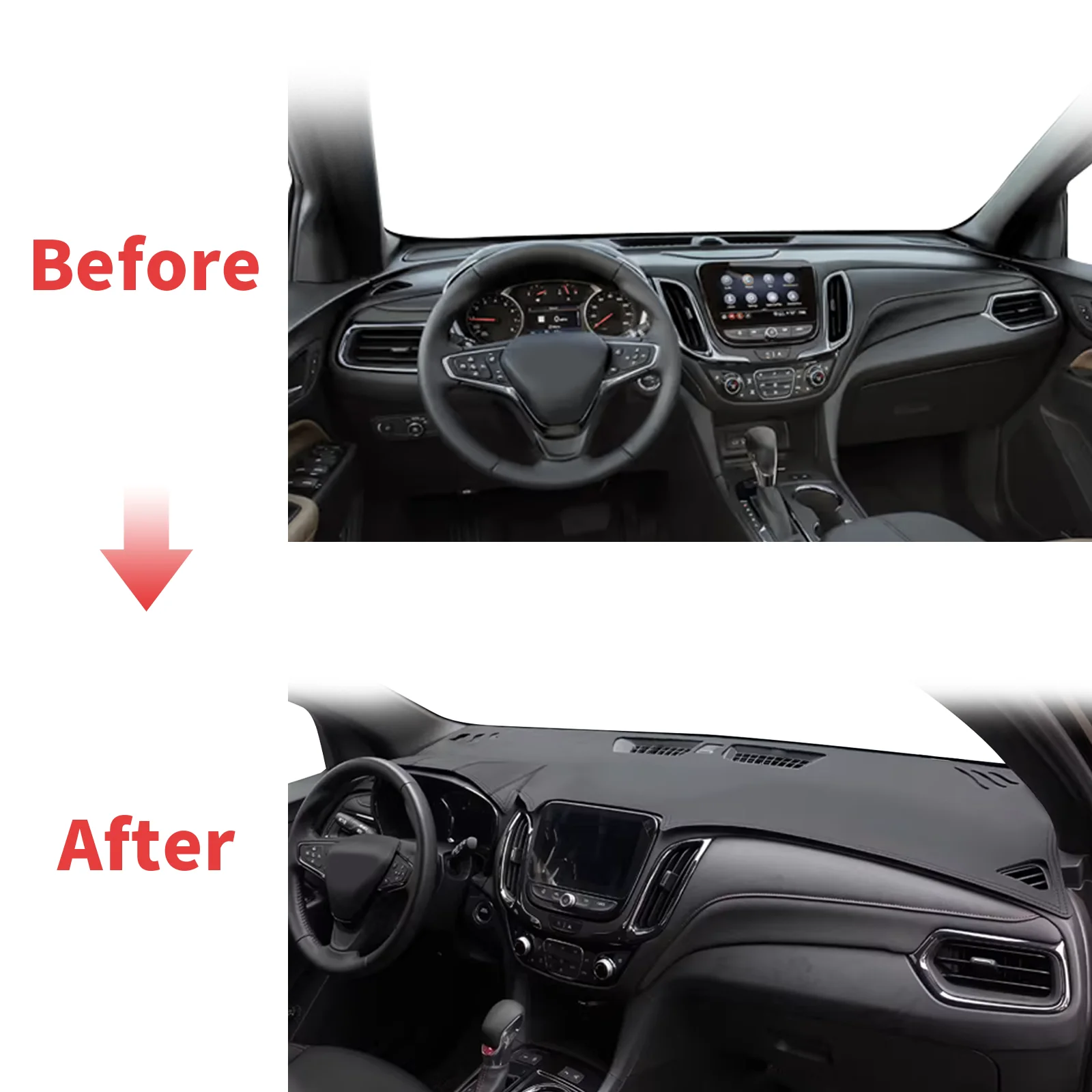 Для Chevrolet Equinox 2023-2017, Holden Equinox: Коврик-накладка на приборную панель, аксессуары, защитный коврик от солнца
Для Chevrolet Equinox 2023-2017, Holden Equinox: Коврик-накладка на приборную панель, аксессуары, защитный коврик от солнца