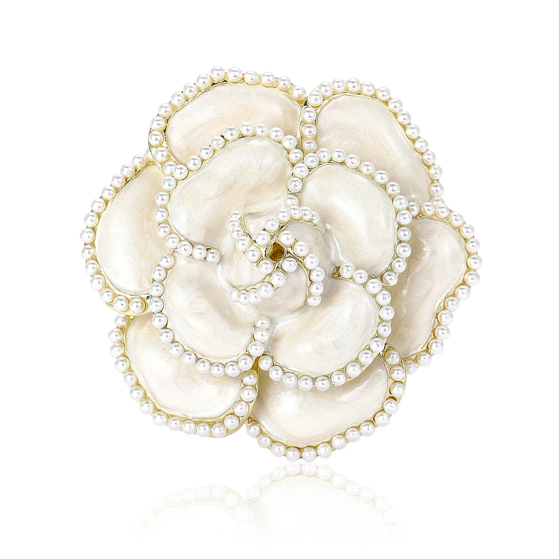 Rhinestone Camellia Brooch Women's Black And White 2 Color Plant Pin Type Party Friends Gift Jewelry Accessories
Rhinestone Camellia Brooch Women's Black And White 2 Color Plant Pin Type Party Friends Gift Jewelry Accessories