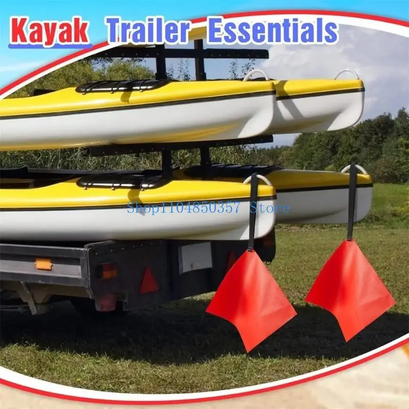 652F 2Pcs Kayak Towing Warning Flags Redness Canoes Safety Flags with Webbing
652F 2Pcs Kayak Towing Warning Flags Redness Canoes Safety Flags with Webbing