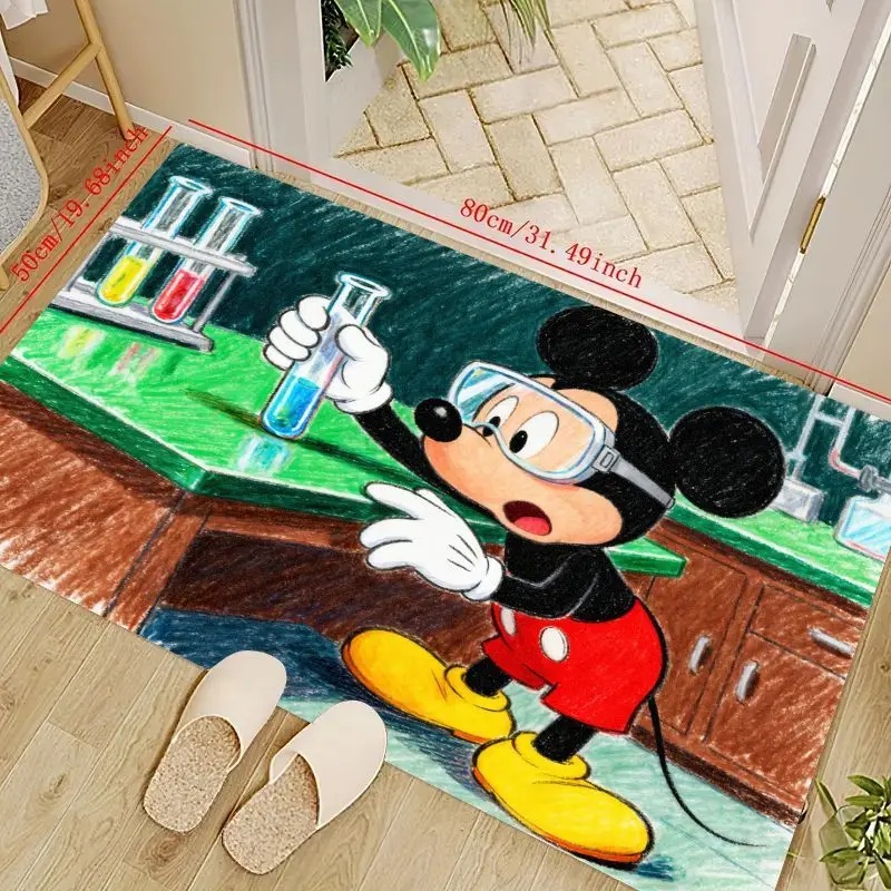 1 шт. напольный коврик с рисунком Микки Мауса, коврик для детской спальни, нескользящий моющийся коврик для прихожей, тема Диснея
1 шт. напольный коврик с рисунком Микки Мауса, коврик для детской спальни, нескользящий моющийся коврик для прихожей, тема Диснея