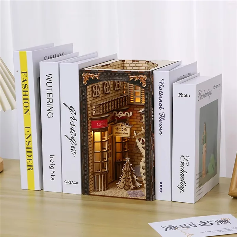 【Hot Selling】3D Wooden Puzzle Bookends Magic Book Nook Stand Kits Miniature Bookshelf Dollhouse Bookend Toys For Kids Christmas
【Hot Selling】3D Wooden Puzzle Bookends Magic Book Nook Stand Kits Miniature Bookshelf Dollhouse Bookend Toys For Kids Christmas